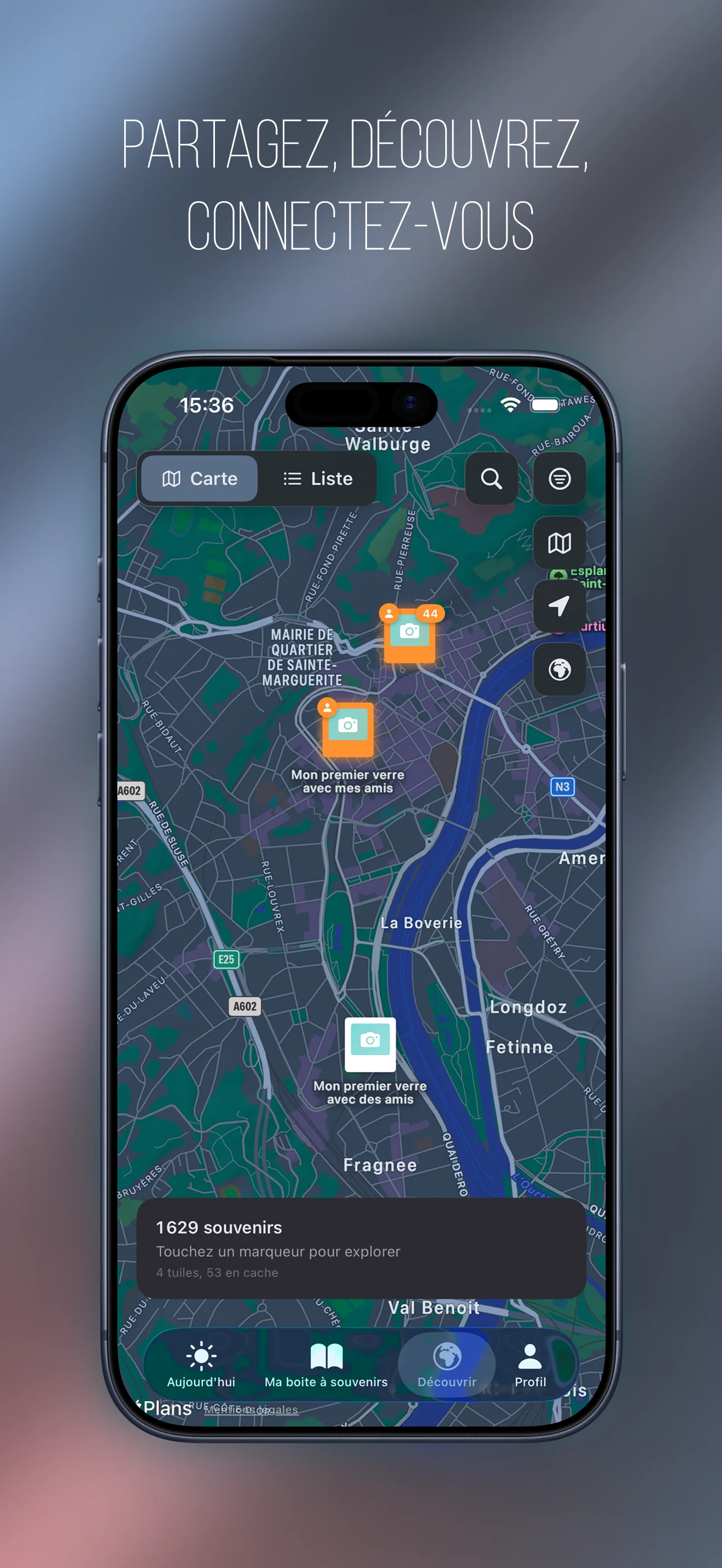 Carte interactive mondiale