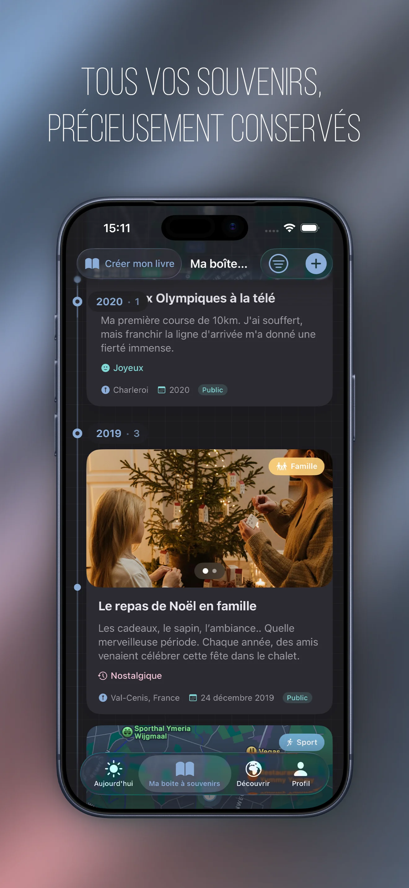Timeline personnelle